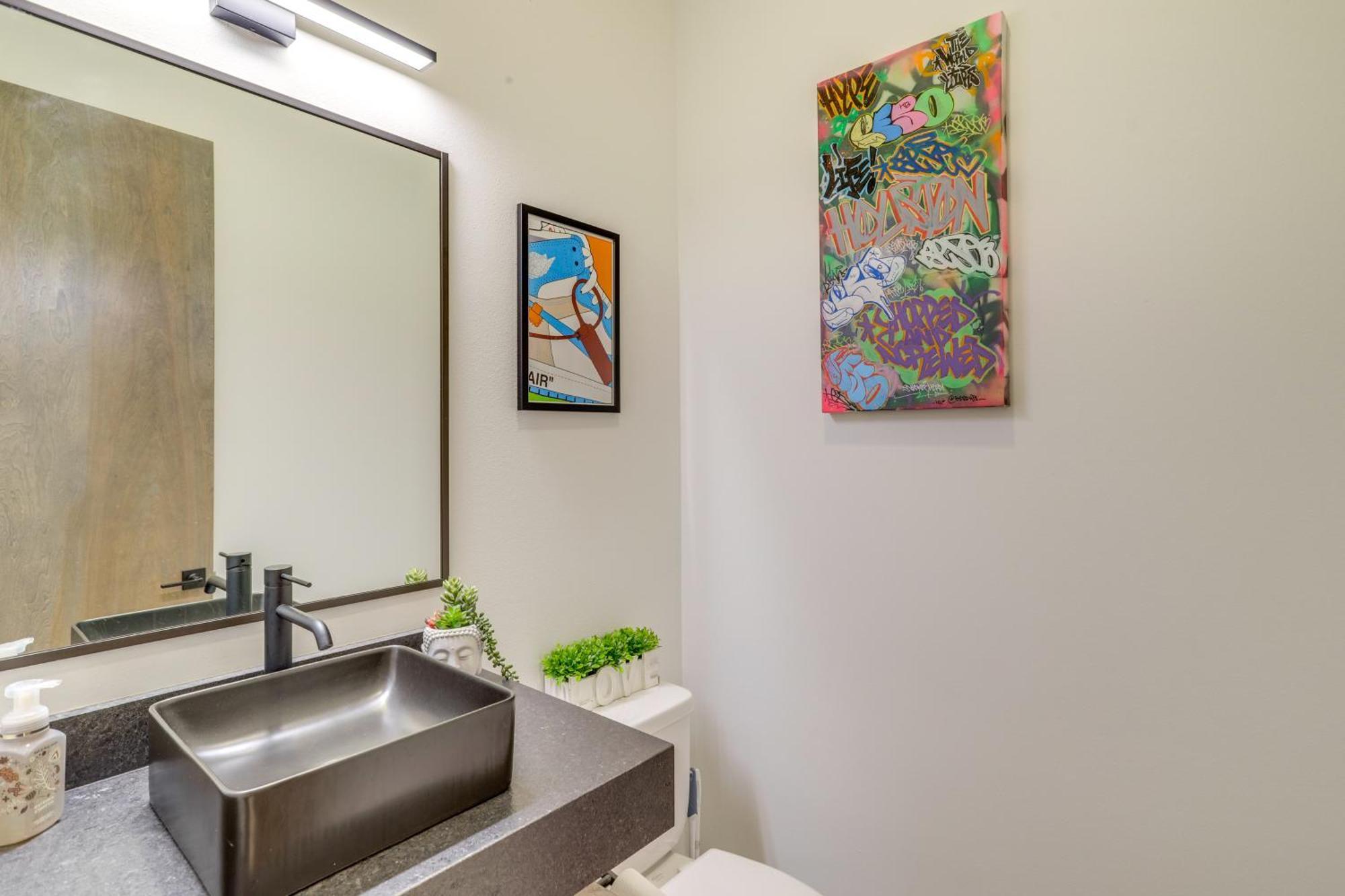 3 Mi To Dtwn Modern Townhome With Yard In Χιούστον Εξωτερικό φωτογραφία