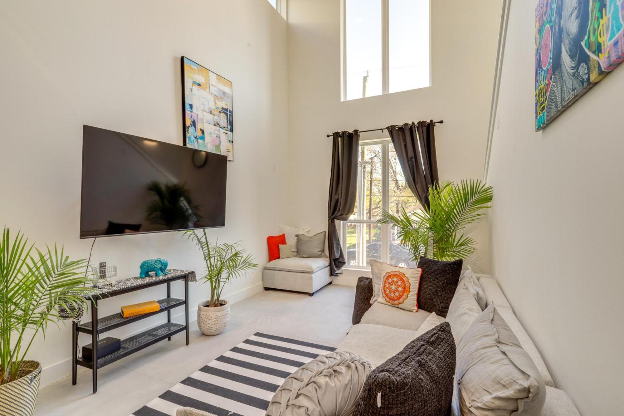 3 Mi To Dtwn Modern Townhome With Yard In Χιούστον Εξωτερικό φωτογραφία
